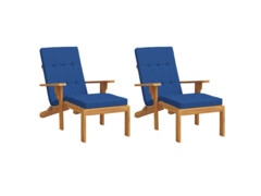  Podušky na polohovací židli 2ks královsky modré oxfordská látka