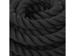  Posilovací lano černé 15 m 11 kg polyester