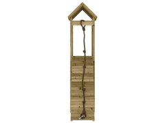  Hrací věž s lezeckou stěnou impregnované borové dřevo
