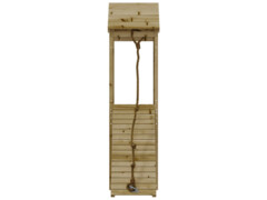  Hrací věž s lezeckou stěnou impregnované borové dřevo