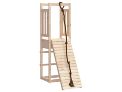  Hrací věž s lezeckou stěnou masivní borové dřevo