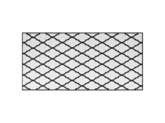  Venkovní koberec šedý a bílý 100 x 200 cm