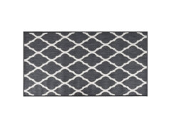  Venkovní koberec šedý a bílý 80 x 150 cm