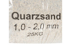  Filtrační písek 25 kg 1,0–2,0 mm