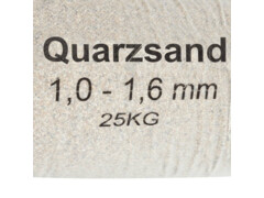  Filtrační písek 25 kg 1,0–1,6 mm