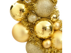  Vánoční věnec zlatý 45 cm polystyren