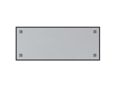  Nástěnná magnetická tabule černá 100 x 40 cm tvrzené sklo