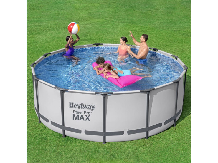 Bestway Bazén Steel Pro MAX s příslušenstvím kruhový 396 x 122 cm