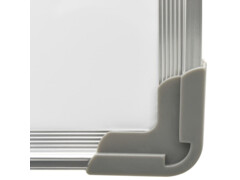  Bílá magnetická tabule stíratelná za sucha 90 x 60 cm ocel