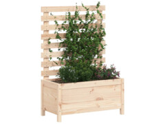  Zahradní truhlík s mřížkou 79x39,5x114 cm masivní borovice