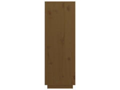  Skříň highboard medově hnědá 89x40x116,5 cm masivní borovice