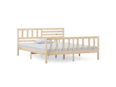  Rám postele masivní dřevo 140 x 190 cm