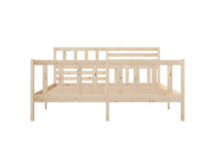  Rám postele masivní dřevo 140 x 190 cm
