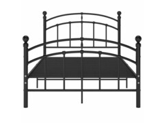  Rám postele černý kov 120 x 200 cm