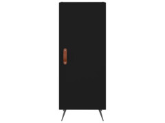  Skříň highboard černá 34,5 x 34 x 180 cm kompozitní dřevo