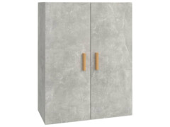 Závěsná nástěnná skříňka betonově šedá 69,5 x 34 x 90 cm