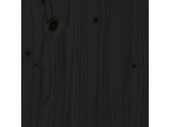  Rám postele černý masivní borovice 120 x 200 cm