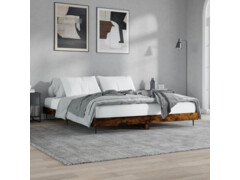  Rám postele kouřový dub 140 x 200 cm kompozitní dřevo