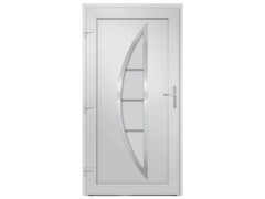  Vchodové dveře antracitové 108 x 208 cm PVC