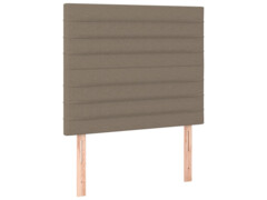 Box spring postel s matrací taupe 100 x 200 cm textil