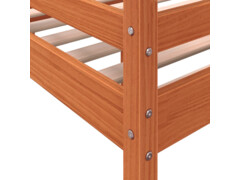  Patrová postel voskově hnědá 80 x 200 cm masivní borové dřevo
