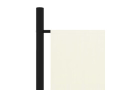 6dílný paraván krémově bílý 300 x 180 cm
